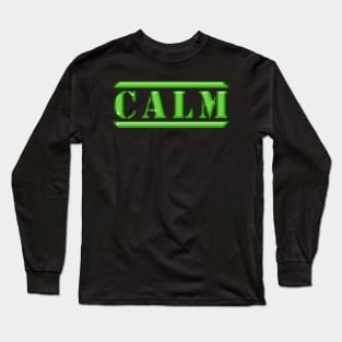 Calm Green Long Sleeve T-Shirt